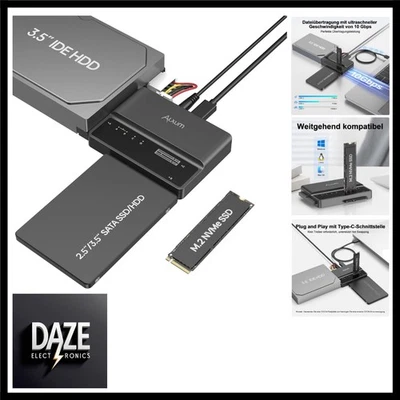 IDE SATA USB Adapter 3.0 Aluminium Dockingstation mit Netzschalter - Bild 1 von 4