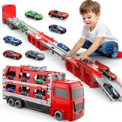 Carrier Camion giocattolo per bambini fuoristrada trasporto camion auto - Immagine 1 di 4