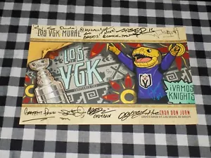 Chance signiertes exklusives Los VGK Vegas Golden Knights Poster - Bild 1 von 1