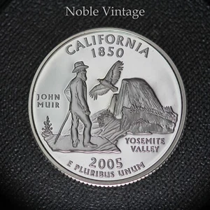 2005 S Silver Proof California State Quarter - 90% Silver - From a Proof Set - Picture 1 of 2