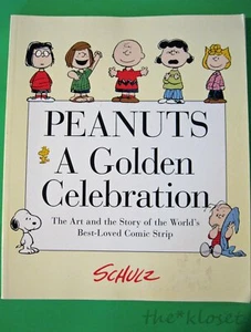 PEANUTS A Golden CELEBRATION Book Art and Story Comics CHARLES SHULTZ Softcover - Picture 1 of 5