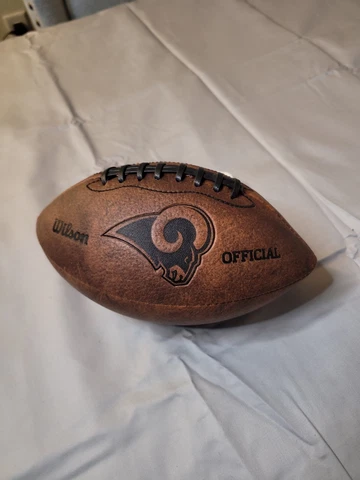Official NFL ST. Louis Rams Wilson Football Ball WTF1529 (used) Los Angeles LA Cover