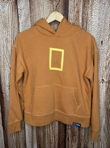 Gap Kids x National Geographic Pullover Hoodie Sweatshirt Orange Size XXL - Picture 1 of 4