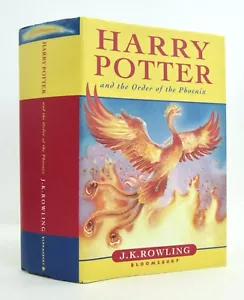 HARRY POTTER AND THE ORDER OF THE PHOENIX JK Rowling Bloomsbury 2nd HBDJ VGC L1 - Imagen 1 de 8