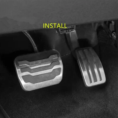 JUEGO DE PEDALES DE FRENO DE GASOLINA DE ACERO INOXIDABLE PARA FORD EXPEDITION 2008-2017 Foto 1 de 4