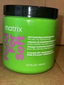 MATRIX FOOD FOR SOFT RICH HYDRATING TREATMENT MASK 16.9 fl oz BRAND NEW! - Picture 1 of 4