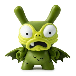 kidrobot Kaiju Dunny Battle Series Vinyl Mini Figures - Green Baby G - NEW - Picture 1 of 3