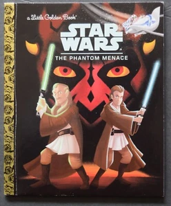 A LITTLE GOLDEN BOOK - STAR WARS , THE PHANTOM MENACE - Picture 1 of 1