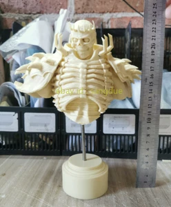 Unpainted Resin Skull Knight Berserk Bust Collectible Model 22.5cm In Stock - Picture 1 of 4