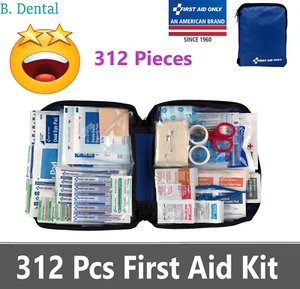 312 pcs First Aid Kit Emergency Bag Home Car Outdoor, All Purpose Kit, Portable - Picture 1 of 4