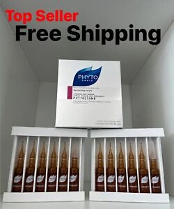 Phyto PHYTOCYANE Revitalizing Serum 12 ampoules X 0.25 oz For Thinnng Hair *🥇