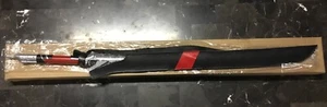 Game Overwatch Evil Ghost Metal Sword 1:1 Scale With Leather Scabbard - Picture 1 of 4