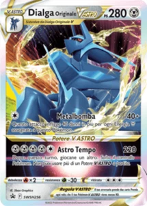 Pokemon TCG Dialga Originale V ASTRO (SWSH 256) EXC/NM ITA Blackstar Promo - Foto 1 di 1