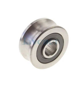 12x39.9x18mm U Groove Width 11.5mm Guide Pulley Sheave Sealed Rail Bearing Steel - Picture 1 of 3