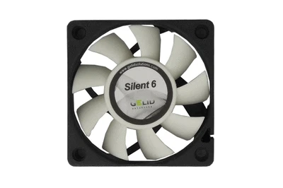 Gelid Solutions Silent 6 Case Fan 6cm 60mm 3200RPM 24dBA 16CFM Royal Mail 24 - Image 1 of 4