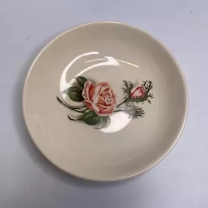 Vintage Universal Ballerina Pink Moss Rose Pattern Fruit / Dessert Bowl 1950’s - Picture 1 of 6