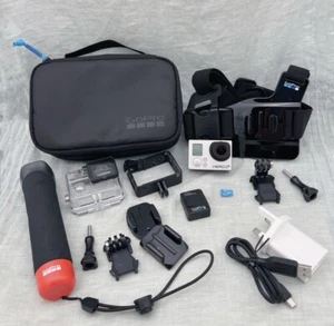 GoPro HERO3+ Silver Action Camera 32GB SD +Waterproof Kit + chesty - Picture 1 of 8