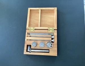 Bergeon Clock Pivot Burnishing Jacot Drum Watchmaker Lathe Tool Kit Free Ship - Picture 1 of 8