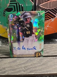 2022 Bowman Chrome #CPA-YD Yordany De Los Santos Green Ice Refractor Auto /99 SP - Picture 1 of 4