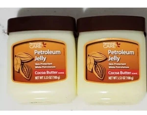 SET OF 2 Per Care 100% Petroleum Jelly Skin Protectant 3.53oz Cocoa Butter L3 - Picture 1 of 1