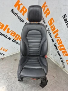 2018-2021 MERCEDES C CLASS W205 AMG LINE FRONT SEAT DRIVER RIGHT SIDE LEATHER - Picture 1 of 12