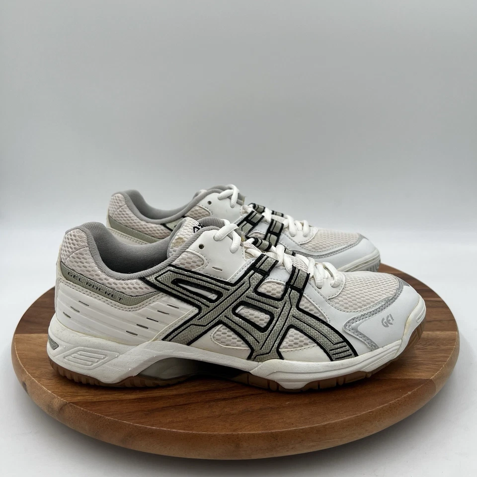 Size 9 Asics Womens Gel-Rocket BN853 White/black Indoor Court Sneakers Shoes - Image 1 of 4