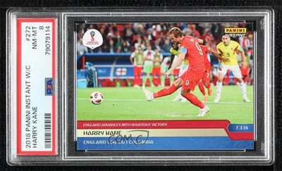 2018 Panini Instant World Cup /113 Harry Kane #272 PSA 8 - Image 1 of 2