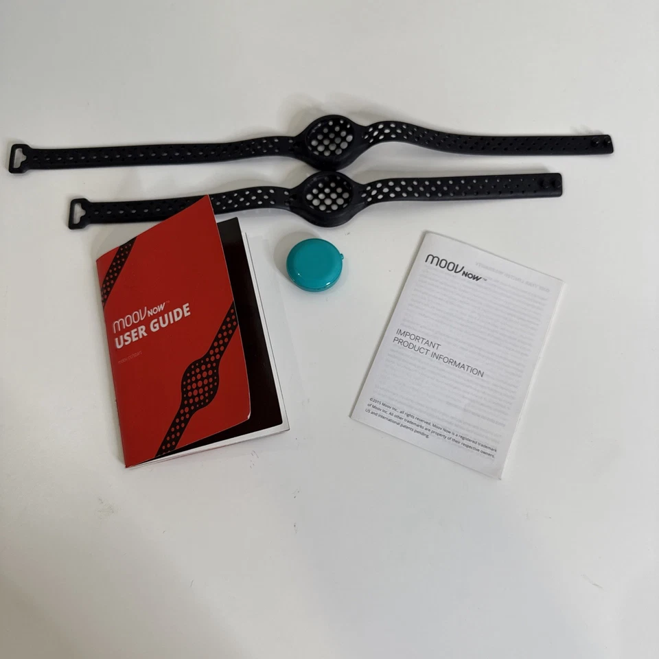 Monitor de sueño Moov Now Fitness entrenador personal y rastreador deportivo azul aguamarina Foto 1 de 4