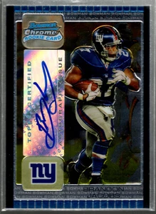 A0887- 2005 Bowman Chrome #255 Brandon Jacobs A RC Auto - NM-MT (ROOKIE) - Picture 1 of 2