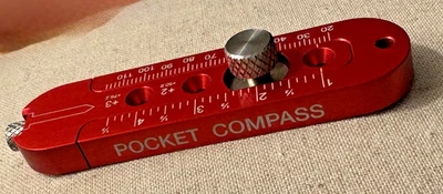 Woodpeckers Pocket Compass (1-7") – Precision Woodworking - Image 1 of 4