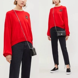 Jersey THE KOOPLES Fleur de Lis-Mezcla de Lana Adornada Cachemira Talla 1 - Imagen 1 de 7