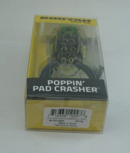 Rebel BYPPC3903 3" 1/2 oz Booyah Pad Crasher Popping Frog Color 903 Bull Frog - Picture 1 of 3