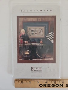 Shepherd’s Bush SNOWY MORN Schneemann 32ct Leinen gezählt Kreuzstich Set SEIDE - Bild 1 von 4