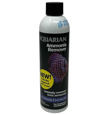 Aquarian Ammonia Remover 8 oz From the makers of EPI  ( 1 Bottel ) - Image 1 of 3