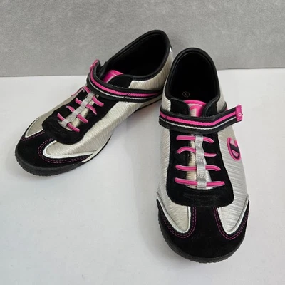 Zapatillas Mujer Champion Negras/Rosas/Plateadas con Correa Ajustable Talla 4.5 Foto 1 de 4
