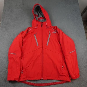 North Face Jacket Mens XL Red Hooded Thermoball TriClimate 3 In 1 Ski Parka - Picture 1 of 15