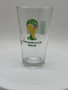 16 Unzen 2014 FIFA, WM Brasilien Mexiko Pint Bierglas Versand am selben Tag - Bild 1 von 4