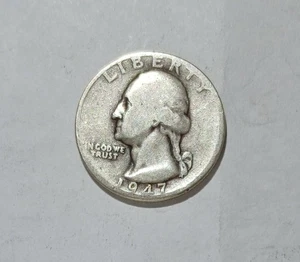1947 d washington quarto Circ. - Foto 1 di 2