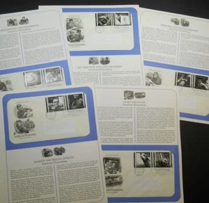 2003 American Filmmaking Sc 3772a-j FDC PCS panel, cinema behind scenes art - Picture 1 of 2