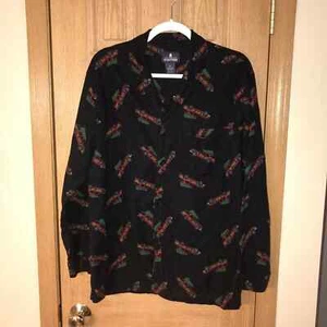 STAFFORD Herren Pyjama Set Gr. M Baumwolle Urlaub Weihnachten seltener Kombi - Bild 1 von 8