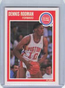 1989 Fleer #49 Dennis Rodman Near mint or better