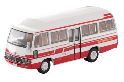 Tomica Limited Vintage 1/64 LV-184B Toyota Coaster Hilaf Deluxe Car White 302247 - Image 1 of 4