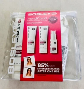 Bosley MD Mend Tend Strengthening System Mini Starter Kit Shampoo Conditioner Tx - Picture 1 of 5