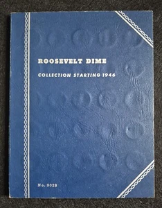 Roosevelt Dime Collection Starting 1946-1964/Album. All 48 Silver Dimes. - Picture 1 of 10
