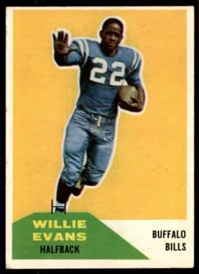1960 Fleer #65 Willie Evans NICE Buffalo Bills / Buffalo BIsons - Image 1 of 3