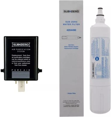 Sub-Zero Refrigerator Replacement Water and Air Filter Combo (4204490 & 7007067)
