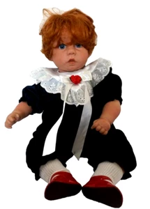 Vintage Pat Secrist "Oops" Baby Doll 1994 Red Hair Blue Eyes 22" Tall - Picture 1 of 13