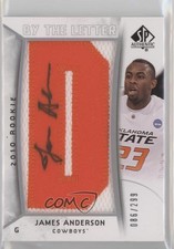 2010-11 SP Authentic By the Letter Signatures /299 James Anderson Rookie Auto RC