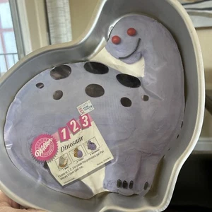 Wilton Dinosaurier Metall Kuchenform Vintage 1992 Neu - Bild 1 von 2