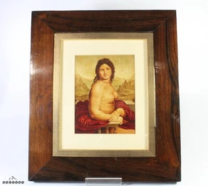 18. Jahrhundert nackte Frau / nackte Mona Lisa Porträt nach Leonardo da Vinci - Bild 1 von 5